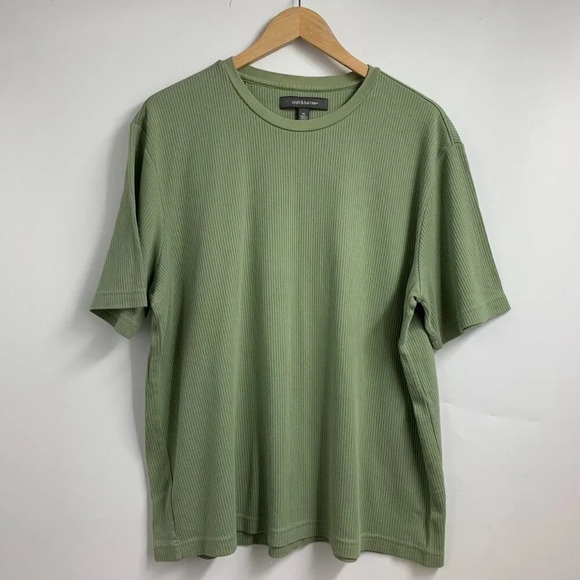 Croft & Barrow Women's Ribbed Cotton ( Lot of 2) Crew Neck Short Sleeves Size XL - Picture 7 of 15